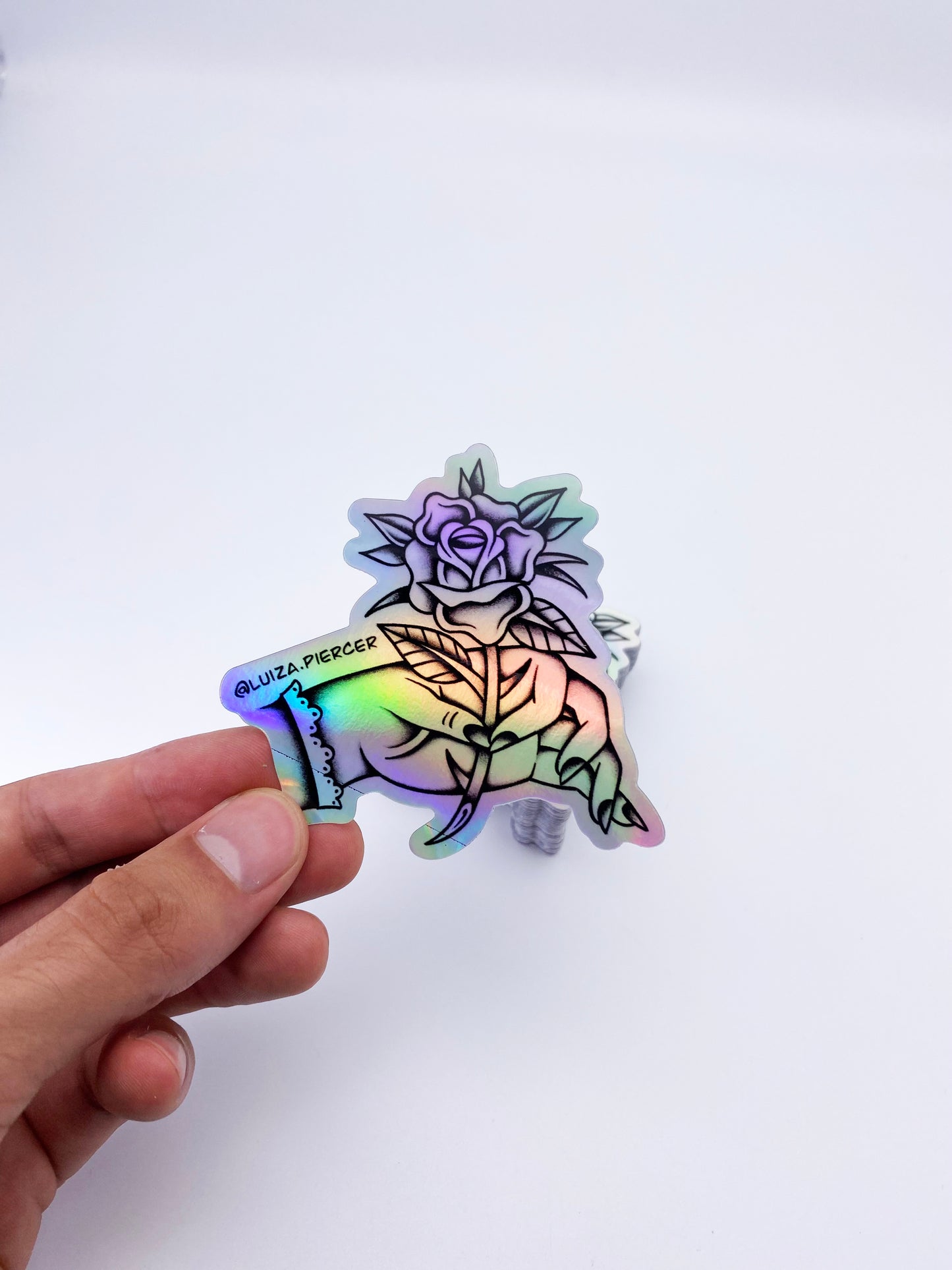 Adesivo Poliéster Holográfico